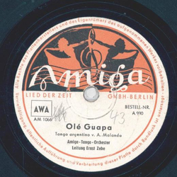 Amiga-Tango-Orchester - Ol Guapa / Ich habe Sehnsucht