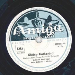 Gretli und Ruedi Egger - Kleine Katharina / Holdoi - Holdio