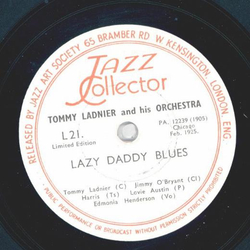 Tommy Ladnier and his Orchestra - Jelly Roll Blues / Lazy Daddy Blues