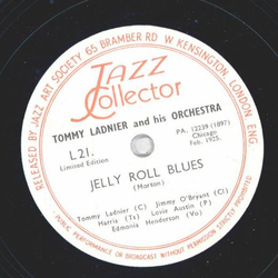 Tommy Ladnier and his Orchestra - Jelly Roll Blues / Lazy Daddy Blues