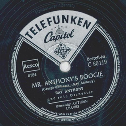 Ray Anthony und sein Orchester - Autumn Leaves / Mr. Anthonys Boogie