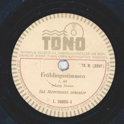 Sid Merrimans Orkester - Frhlingsstimmen