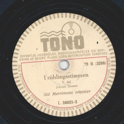 Sid Merrimans Orkester - Frhlingsstimmen