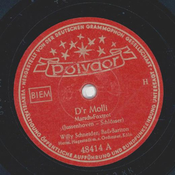 Willy Schneider -D´r Molli  / Das sind die gefährlichen...