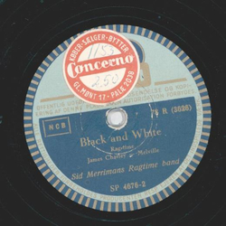 Sid Merrimans Ragtime Band - Twelfth Street Rag / Black And White