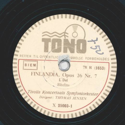 Thomas Jensen - Finlandia, Opus 26 Nr. 7 Teil I und II