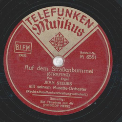 Jean Steurs - Ein T�nzchen mit dir / Auf dem Stra�enbummel