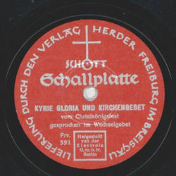 Chor der Benediktiner in der Abtkirche zu Beuron - Kyrie...