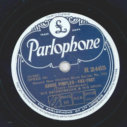 Frankie Trumbauer - Second Rhythm Style Series, No. 153: Trumbology / Second Rhythm Style Series, No. 154: Goose Pimples
