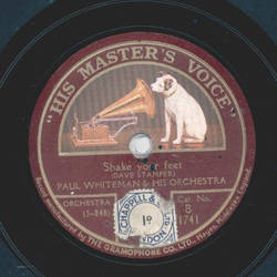 Paul Whiteman - Shake your feet / Swanee River Blues