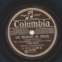 Tino Rossi - Les Pécheurs De Perles / Berceuse De Jocelyn