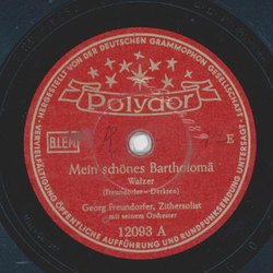 Georg Freundorfer - Mein schnes Bartholom / Blick vom Watzmann
