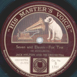Jack Hylton - Seven and Eleven / Blue Trot Blues
