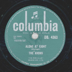 The Avons - Seven little Girls sitting in the back seat / Alone at eight
