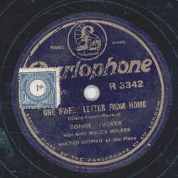 Sophie Tucker, Miff Moles Molers - Fifty Million Frenchmen Can t Be Wrong / One Sweet Letter From Home