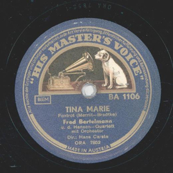 Fred Bertelmann - Tina Marie / In Hamburg sind die Nchte...