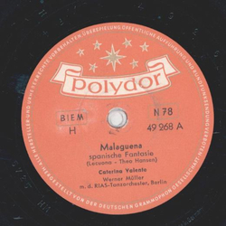 Caterina Valente - Malaguena / Die Damenwelt in Chile