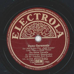 Die kleine Cornelia und die Schnberger Sngerknaben - Pony-Serenade / Lieber Gott, la die Sonne wieder scheinen