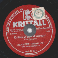 Herbert Frhlich - Drittes Walzer-Potpourri Teil I und II
