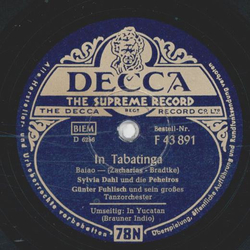 Sylvia Dahl und die Peheiros - In Tabatinga / In Yucatan