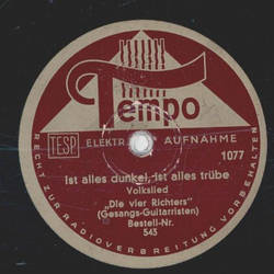 Die vier Richters - Ist alles dunkel, ist alles trbe / Fahr mich in die Ferne, mein blonder Matrose