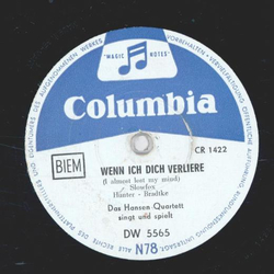 Das Hansen-Quartett - Wenn ich dich verliere / Denk an mich