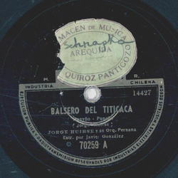 Jorge Huirsey - Balsero del Titicaca / Aromas Criollos