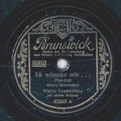 Leschetitzky mit seinen Solisten - Ich wnsche mir... / Tanz der Tirolen