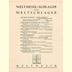 Notenheft / music sheet - Kleine Melodie aus Wien