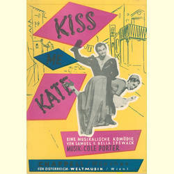Notenheft / music sheet - Kiss Me Kate