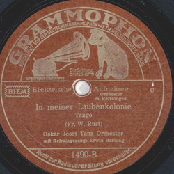 Oskar Joost Tanz Orchester - Kleine M�we, flieg nach Helgoland / In meiner Laubenkolonie