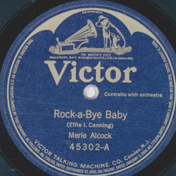 Merle Alcock - Rock-a-Bye Baby / My Trundle Bed