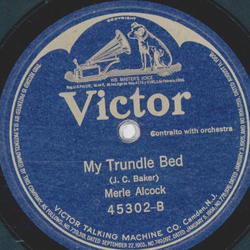 Merle Alcock - Rock-a-Bye Baby / My Trundle Bed