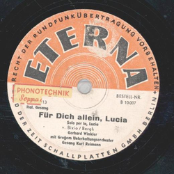 Kurt Reimann - Marechiare / Fr Dich allein, Lucia