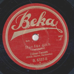 Zither-Terzett (Zither, Klavier, Harmonika) - Edelwei (Steirisches Volkslied) / Nur fr dich (Lied. Kerber)