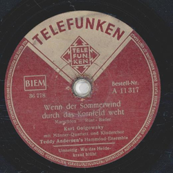 Karl Golgowsky - Wenn der Sommerwind durch das Kornfeld...
