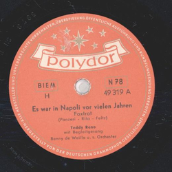 Teddy Reno - Es war in Napoli vor vielen Jahren / Villa...