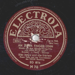 Bibi Johns und die Starlets - An jedem Finger zehn /...