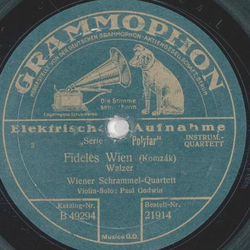 Wiener Schrammel-Quartett, Paul Godwin - Hereinspaziert / Fideles Wien