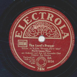 Mario Lanza - Guardian angels / The Lords Prayer