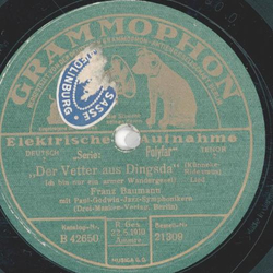 Franz Baumann - Der Vetter aus Dingsda / Der Rattenfänger