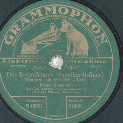 Franz Baumann - Der Vetter aus Dingsda / Der Rattenfnger