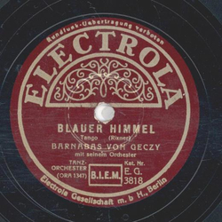 Barnabas von Geczy - Blauer Himmel / Monika