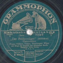 Franz Vlker - Der Rastelbinder / Der Feldprediger