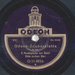 Odeon Zauberplatte - 3 Musikstcke zur Wahl. Bitte suchen Sie