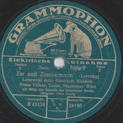 Franz Vlker - Undine / Zar und Zimmermann (Lortzing)