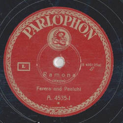 Ferera and Paaluhi / The Royal Music Makers - Ramona / Auf Wiedersehen