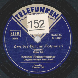 Berliner Philharmoniker - Zweites Puccini-Potpourri Teil I und II