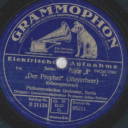 Philharmonisches Orchester, Berlin - Akademische Festouverttre 3. Teil / Der Prophet