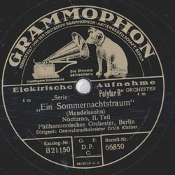 Philharmonisches Orchester - Ein Sommernachtstraum 1. Teil / 2. Teil